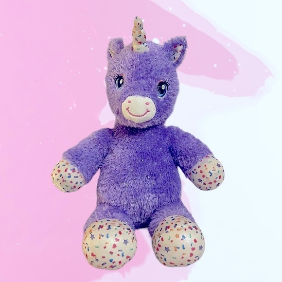 Build-A-Bear Workshop Purple Stardust Unicorn Plush 2019 (Retired Exclusive) - Picture 1 of 11